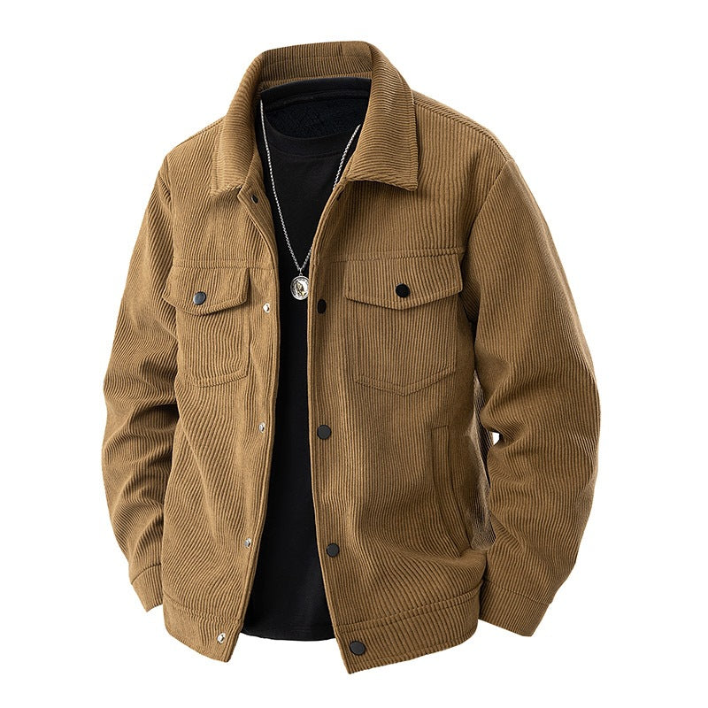 Lässige Herren Freizeitjacke, leicht und bequem, ideal für Outdoor-Aktivitäten und den Übergang.