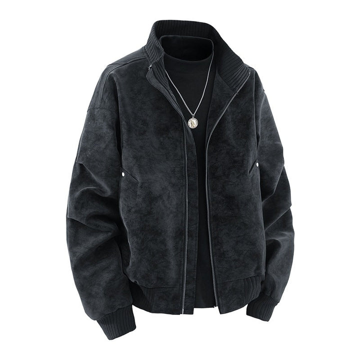 Modische Herren Bomberjacke im urbanen Stil, ideal als Übergangsjacke für Streetwear.