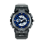 Transparent Schwarz Blau