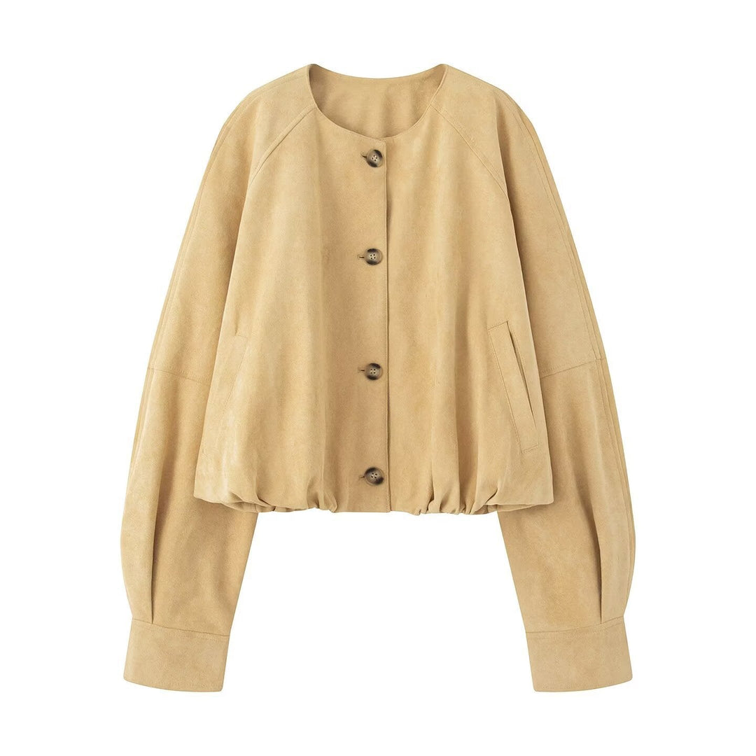 Stilvolle Damenjacke für die Übergangszeit, ideal für modische Outfits im Herbst und Frühling.