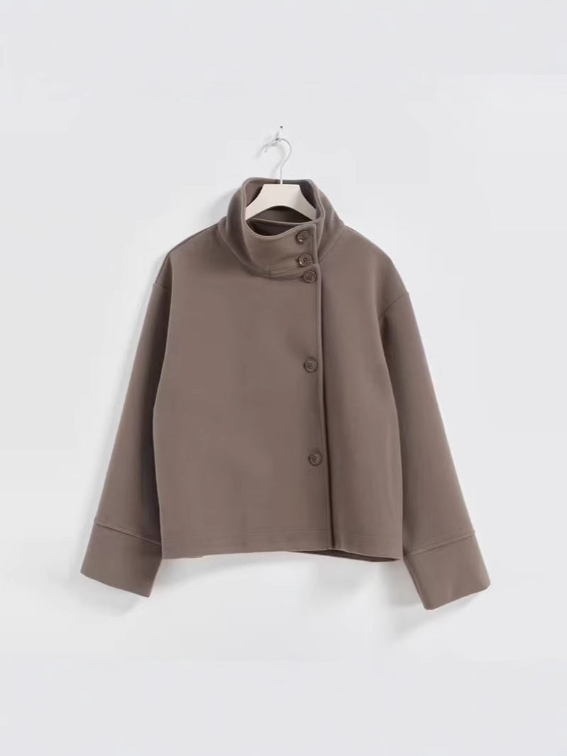 Damen Alltagsjacke in schlichtem Design, bequem und modisch, perfekt als vielseitige Übergangsjacke.