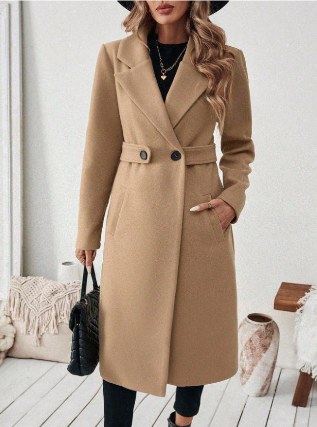 Vielseitiger Damen Langmantel, modische Frauen Oberbekleidung, elegant und modern geschnitten.