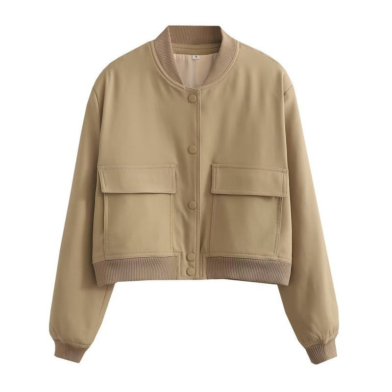 Damen Sportliche Kurzjacke für Frühling & Sommer, ideal für Freizeit & Alltag.