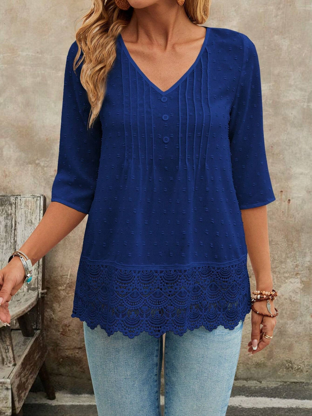 Bequeme Damen Tunika Bluse, locker geschnitten, vielseitig kombinierbar für Sommer und Herbst.