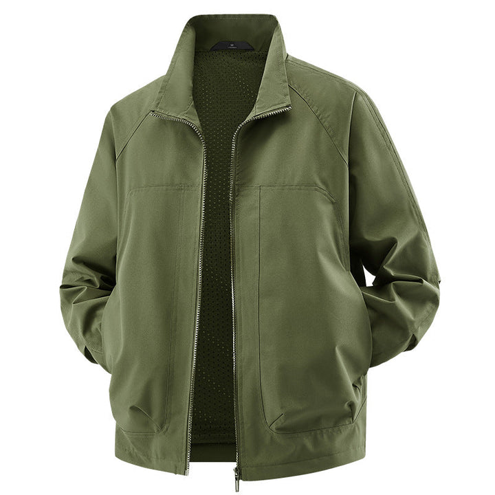Vielseitige Herren Allwetterjacke für Wandern & Laufen. Wind- und wasserabweisende Übergangsjacke für jedes Wetter.