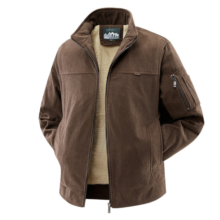 Moderne Herren-Outdoorjacke: Stilvolle, warme Jacke, robust und bequem für jede Wetterlage.