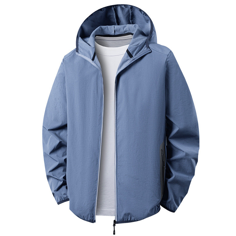 Moderne Herren Freizeitjacke, leicht und atmungsaktiv, vielseitige Übergangsjacke für Herrenkleidung.