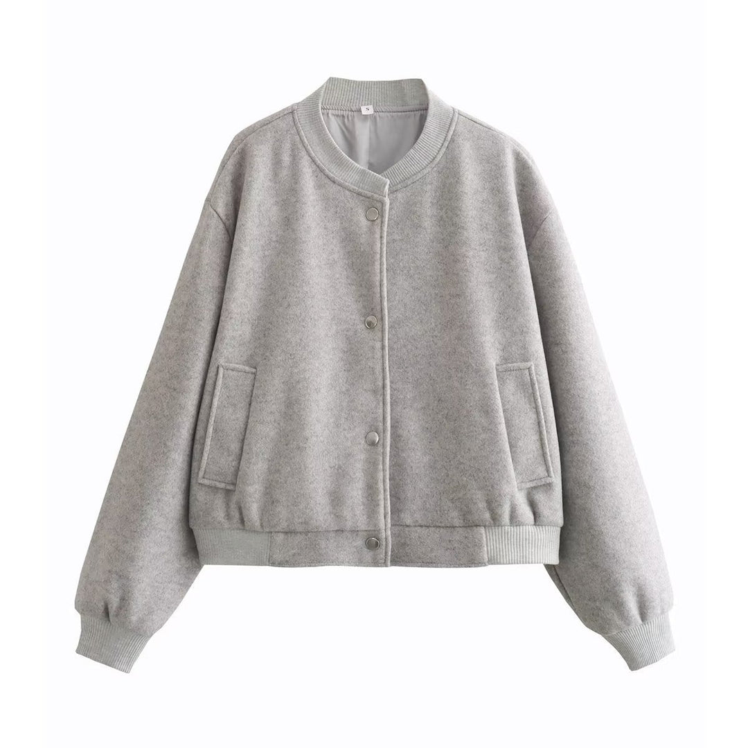 Bequeme Damen Bomberjacke, vielseitige Oberbekleidung für Freizeit und Alltag, modisch und praktisch.