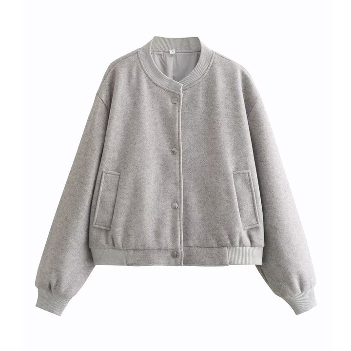 Bequeme Damen Bomberjacke, vielseitige Oberbekleidung für Freizeit und Alltag, modisch und praktisch.