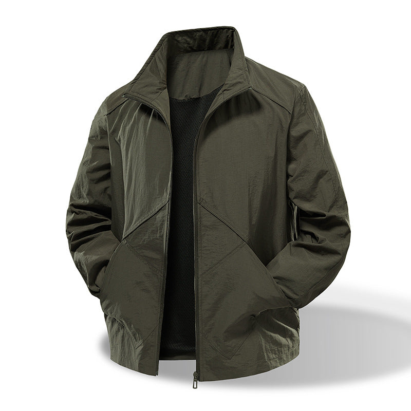 Herren leichte, atmungsaktive Sportjacke für Outdoor-Aktivitäten & Activewear. Perfekt für Sportbekleidung.