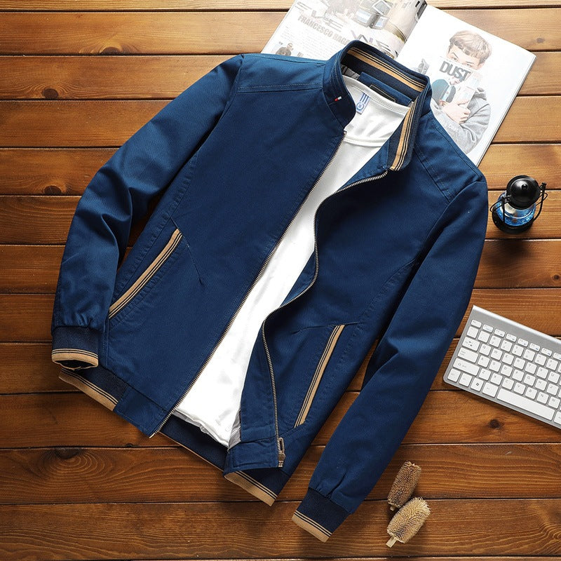 Herren Leichte Übergangsjacke, modern und stilvoll, ideal für Frühling und Herbst.