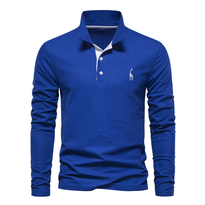 Komfortables Herren Langarm Poloshirt, atmungsaktiv & pflegeleicht. Optimal für jeden Tag.