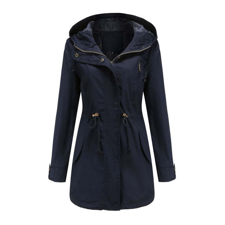 Moderne Kapuzenjacke für Damen, atmungsaktiv und bequem, perfekt für urbane Looks.