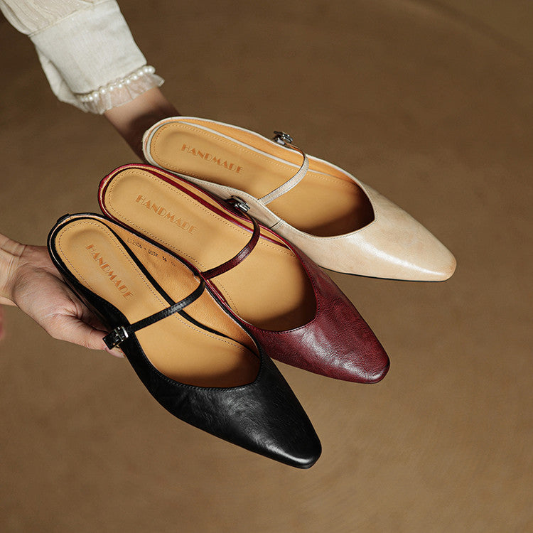 Beige Damen Slipper, die perfekte Kombination aus Komfort & Eleganz im Sommer.