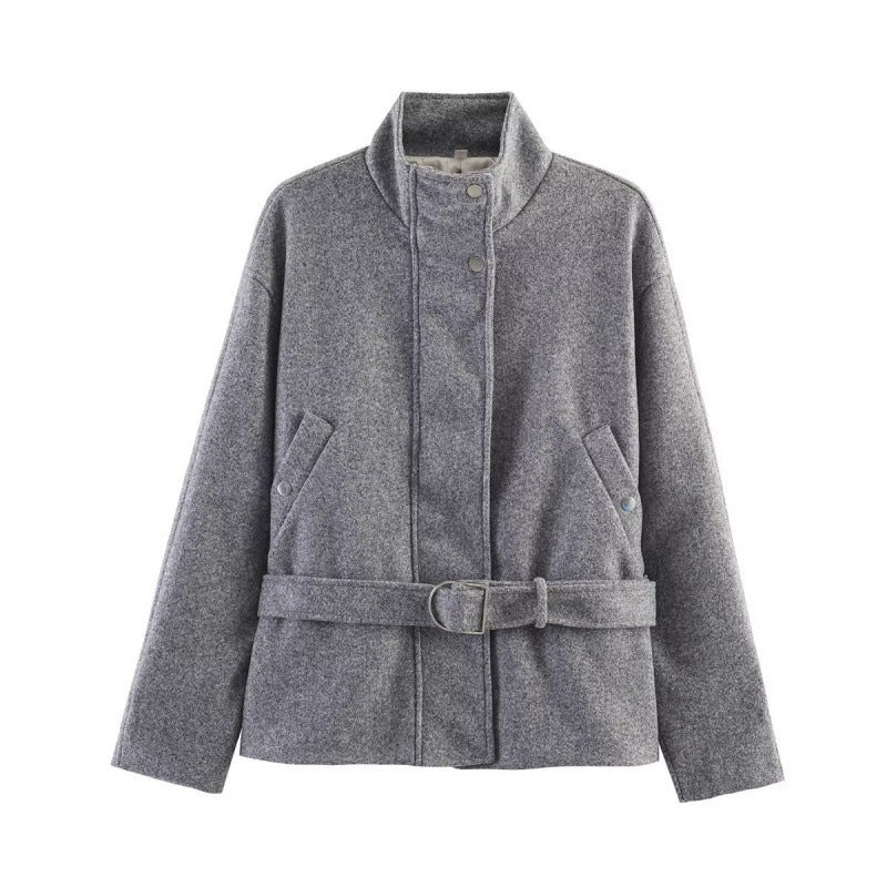 Stilvolle, wendbare Damen Übergangsjacke mit Stehkragen. Perfekt für die aktuelle Herbstmode.