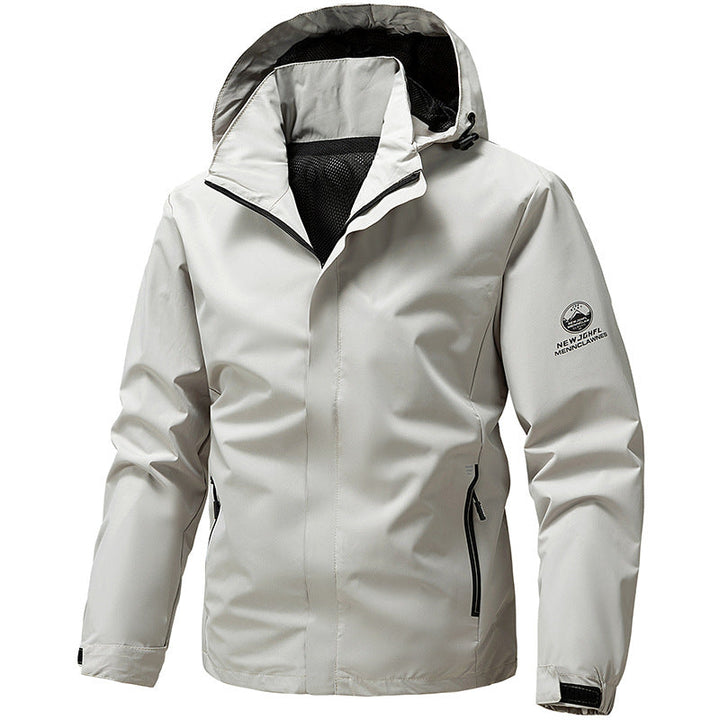 Moderne, leichte Herren Outdoorjacke Drune, winddicht & funktional für Sport, Wanderungen und Freizeitaktivitäten.