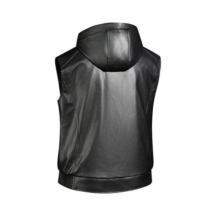 Stylische Kapuzenweste für Herren, ideal für Freizeit & Alltag. Bequemes, modisches Oberteil.