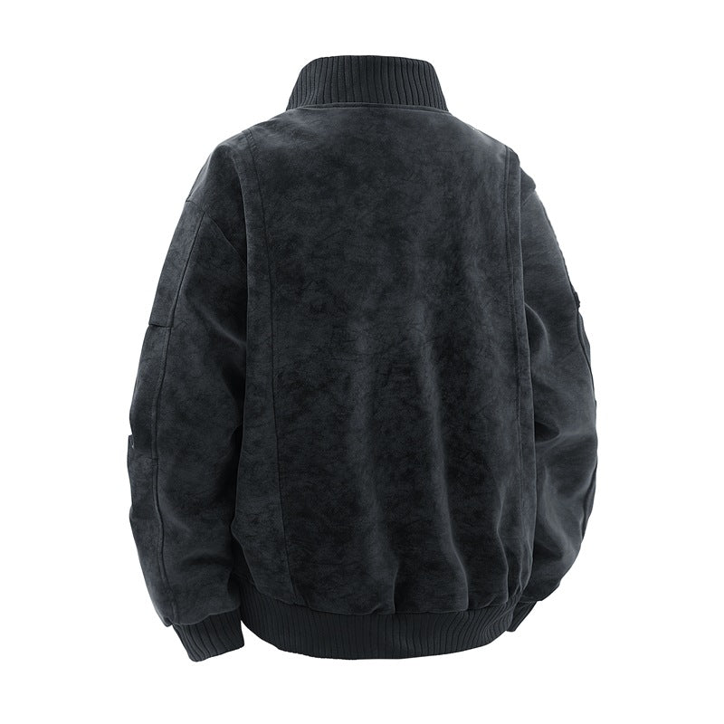 Vielseitige Herren Freizeitjacke im Bomber-Stil, bequem und trendig für tägliche Outfits und Streetwear.