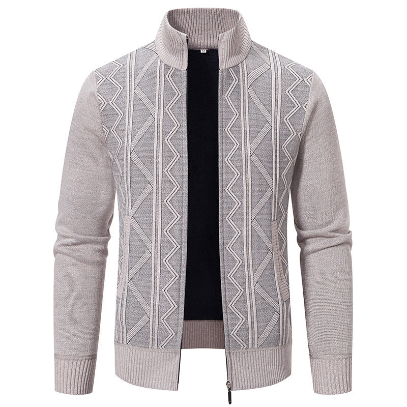 Moderner Herren Business-Cardigan, perfekt als Übergangsjacke im Frühling/Herbst.