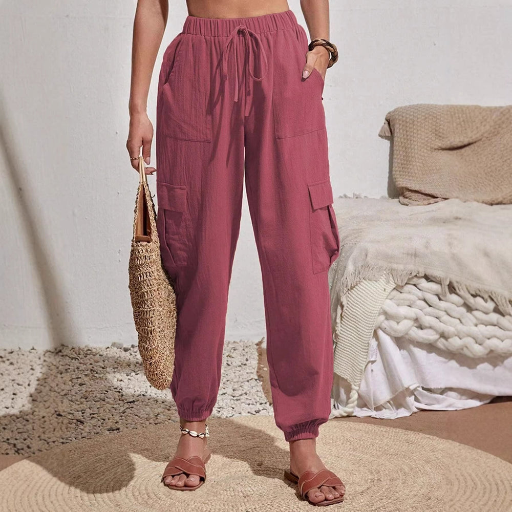 Modische Damen Cargo-Jogginghose. Lässig, bequem & vielseitig. Perfekt für Streetwear & Alltag.