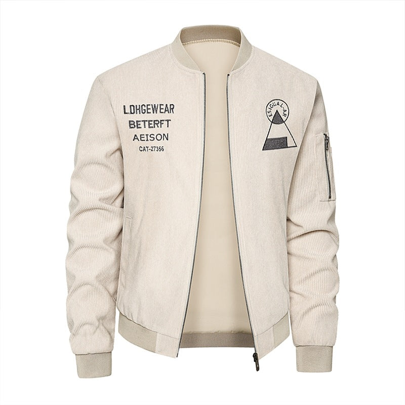 Schwarze, elegante Herren Bomberjacke. Vielseitig kombinierbar für einen modischen Auftritt.