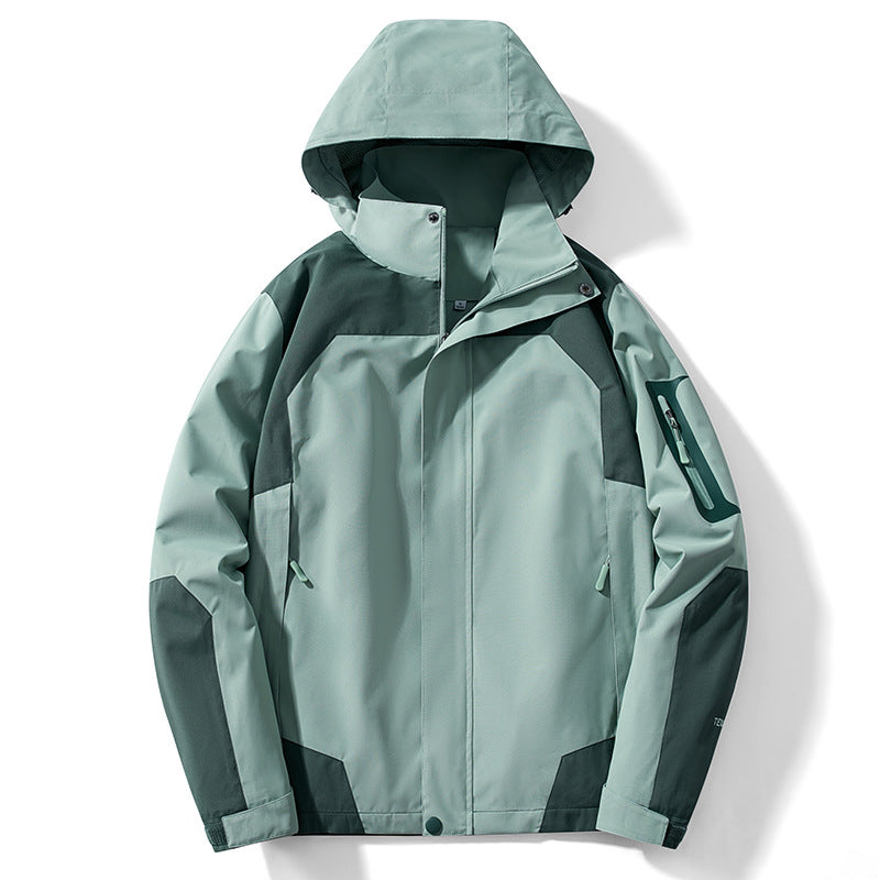 Robuste Herren Wanderjacke, ideal für jedes Abenteuer. Wetterfest, winddicht und wasserabweisend.