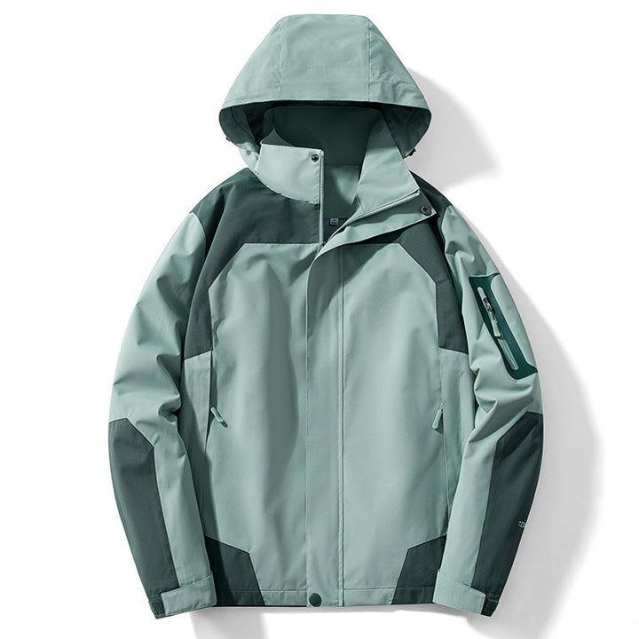 Robuste Herren Wanderjacke, ideal für jedes Abenteuer. Wetterfest, winddicht und wasserabweisend.