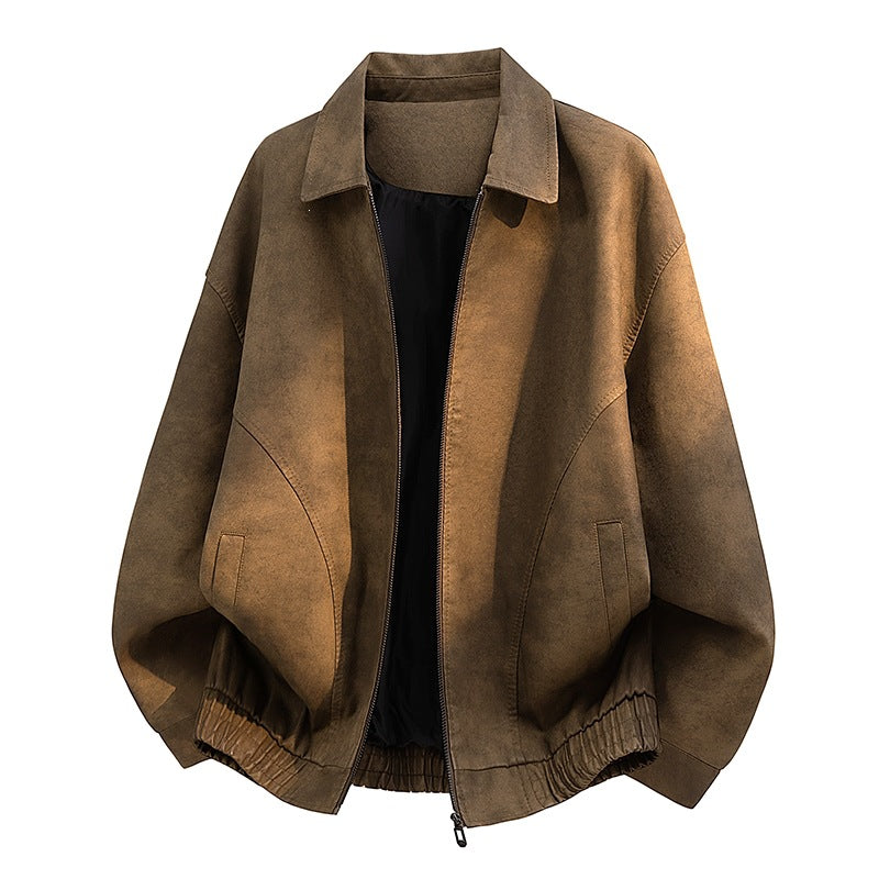 Herren lässige Mode Jacke in Schwarz für Stil und Komfort, ideal für den Alltag.