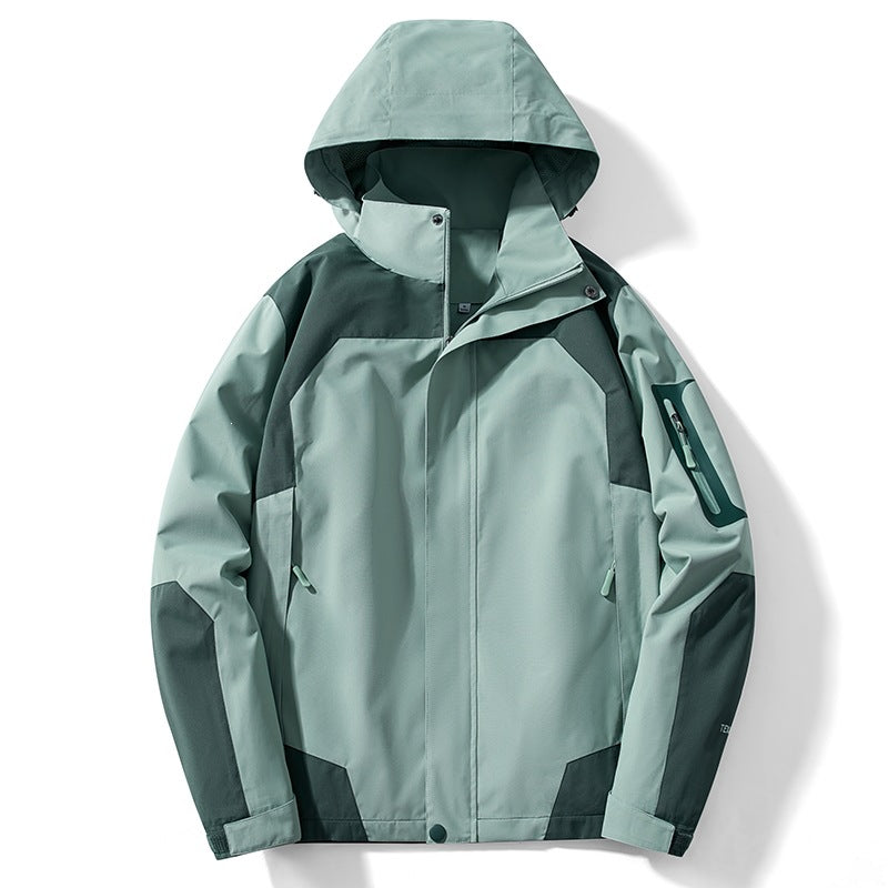 Robuste Herren Funktionsjacke, wasserabweisend für Outdoor-Abenteuer. Winddicht & atmungsaktiv.