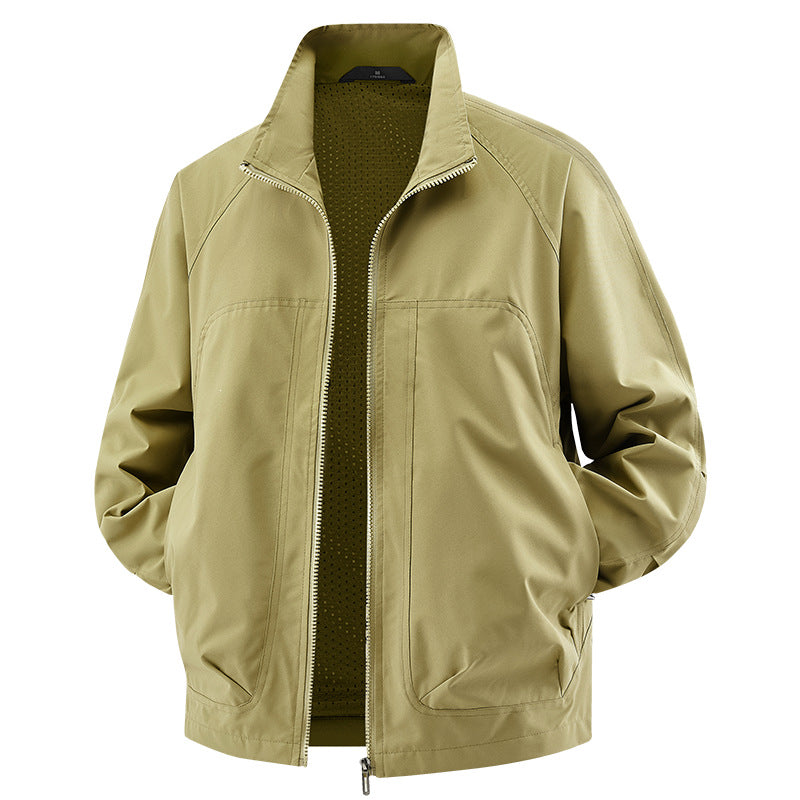 Herren Leichte Outdoor-Jacke: Wasserabweisend, atmungsaktiv & strapazierfähig. Ideale Allwetterjacke für Herren.