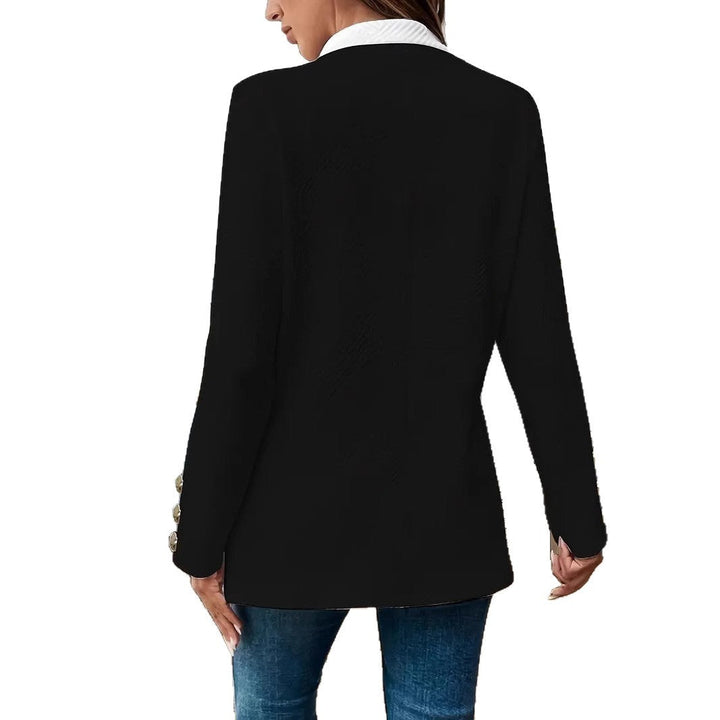 Klassischer Damen Business Blazer, langärmlig, als essentielle Büro-Kleidung. Elegant & vielseitig kombinierbar.