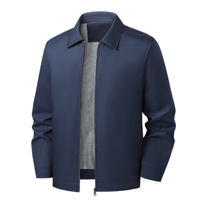 Herren Leichte Übergangsjacke in Schwarz, stylisch für Frühling & Herbst. Vielseitig für Freizeit und Alltag.