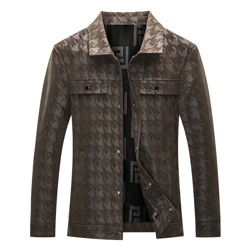 Stilvolle Herren Karojacke mit klassischem Muster, perfekt für elegante und legere Anlässe.