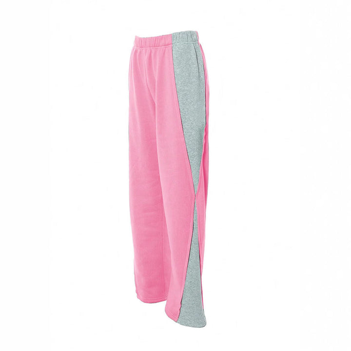 Bequeme Damen Freizeithose mit trendigem Kontrast-Schlitz-Design.