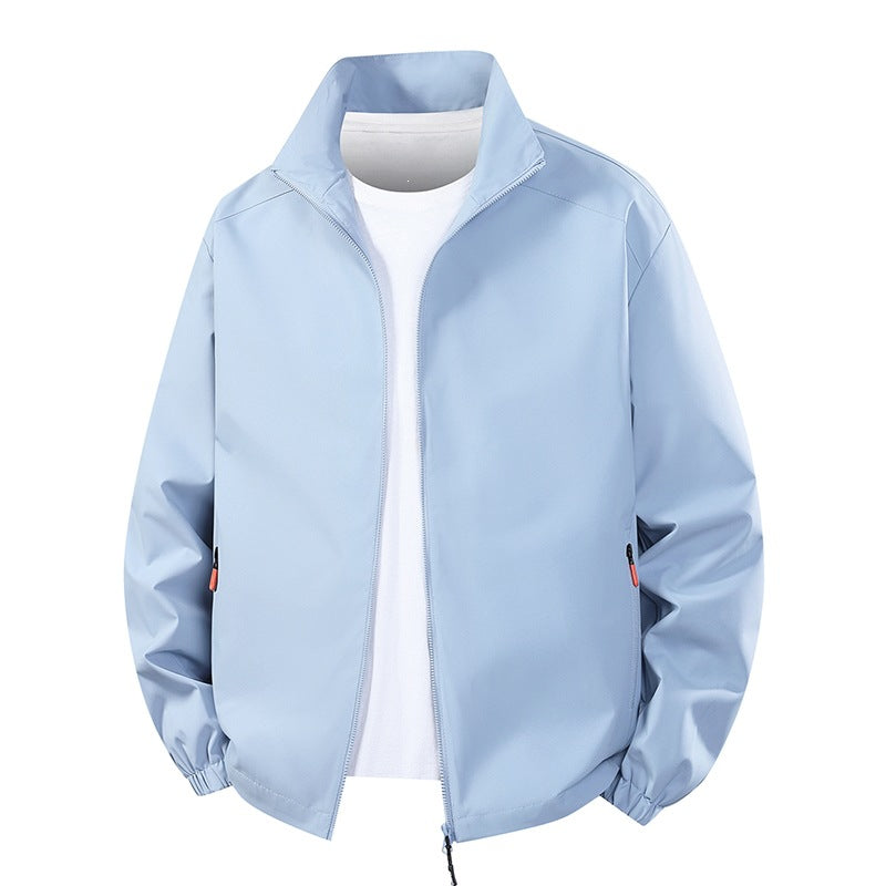 Atmungsaktive Herren Freizeitjacke mit Reißverschluss, sehr bequem & vielseitig.