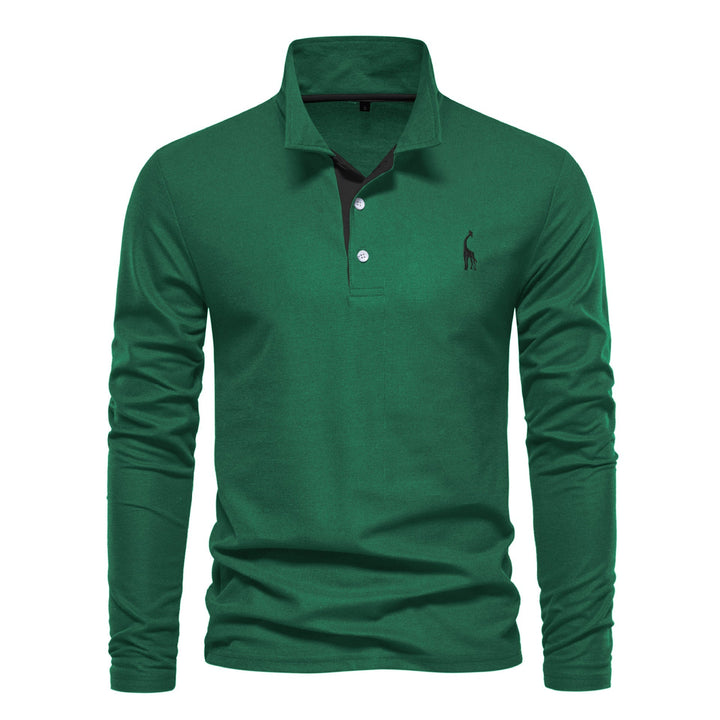 Pflegeleichtes Herren Langarm Poloshirt. Unkomplizierter Stil & Komfort für den Business Casual Look.