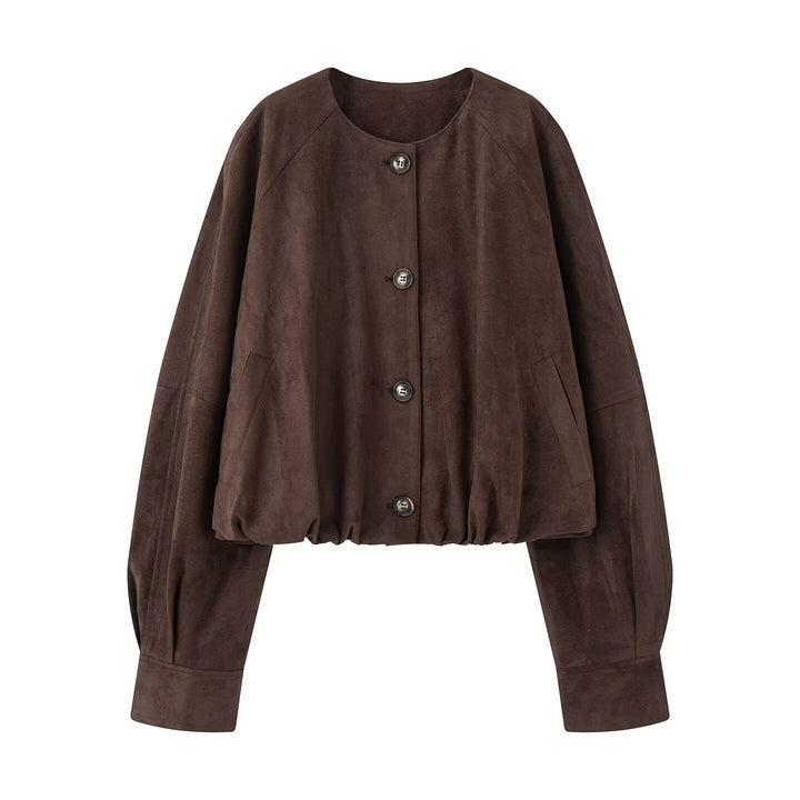 Casual Damen Übergangsjacke in modernem Design, perfekt für alltägliche stilvolle Frühlings- und Herbstoutfits.