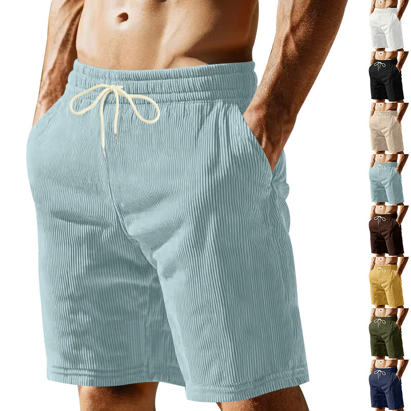 Herren Bermudashorts mit Kordelzug, ideal für Freizeit und Sommer.