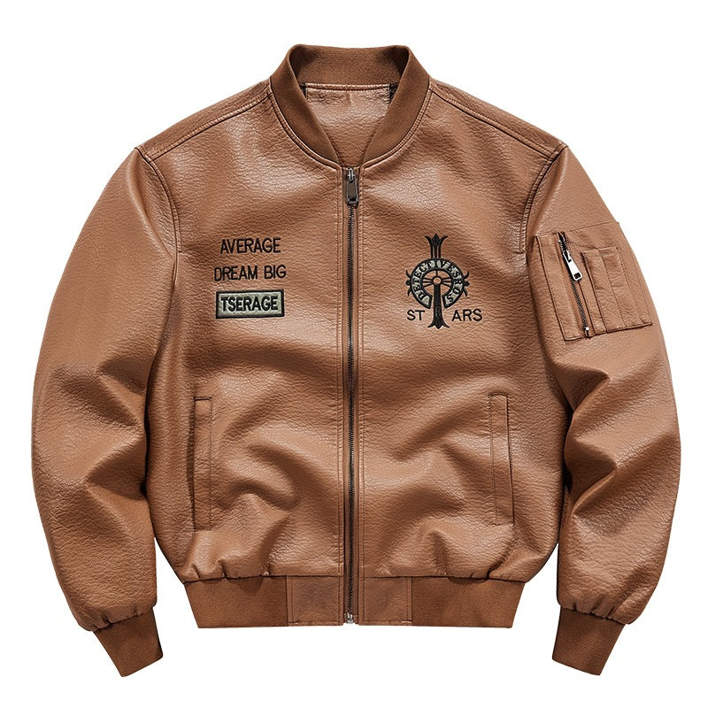 Schwarze Herren Bomberjacke mit modernen Taschen, perfekt für stilvollen Casual-Look und Komfort.