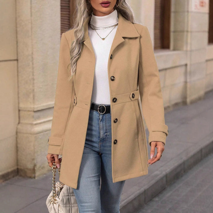 Damen elegante Herbstjacke, stilvoll & vielseitig, ideal für Büro und Freizeit.