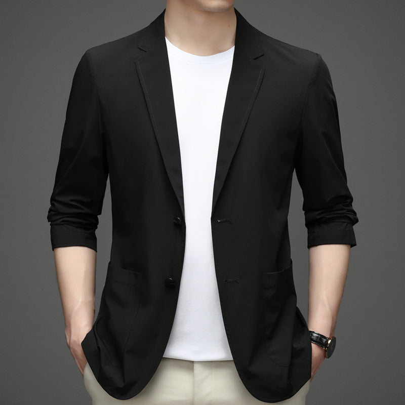 Herbstmode Herren Sakko: Eleganter, leichter Casual Blazer, perfekt für Herbstmode und modernen Freizeit-Stil.