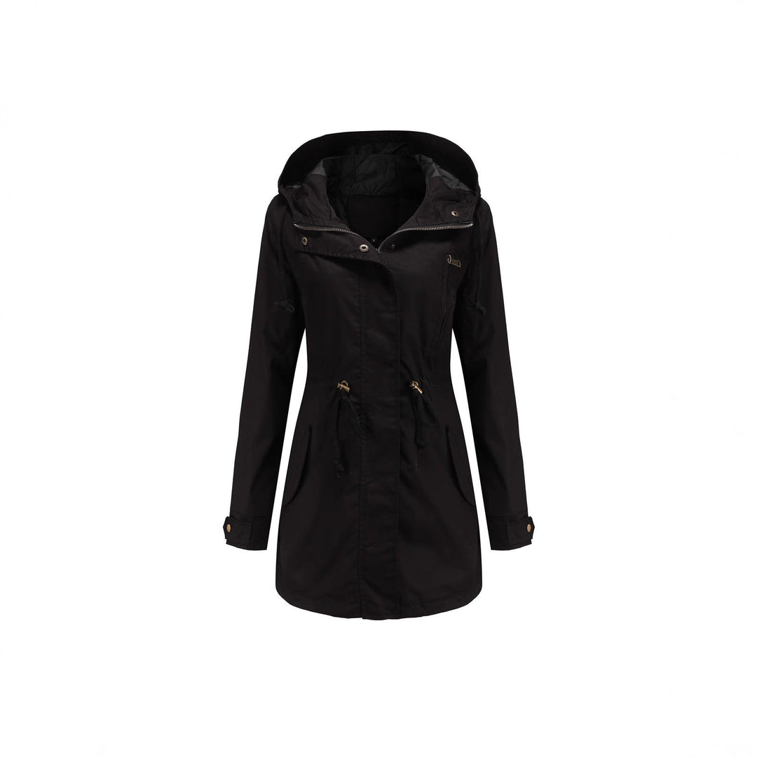 Bequeme Damenjacke mit Kapuze für entspannte Casual Looks und Outdoor-Aktivitäten.