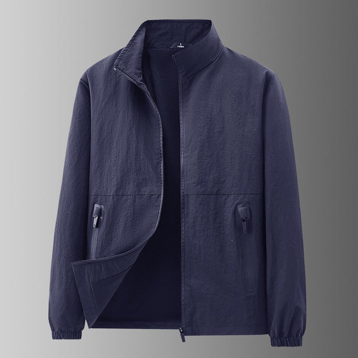 Hochwertige Herren Funktionsjacke, vielseitig für Outdoor, Sport, Reise & Freizeit.