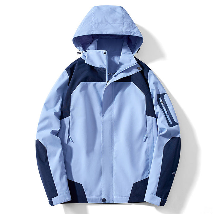 Sportliche Herren Funktionsjacke, wind- und wasserabweisend. Bietet optimalen Schutz bei Outdoor-Sport.