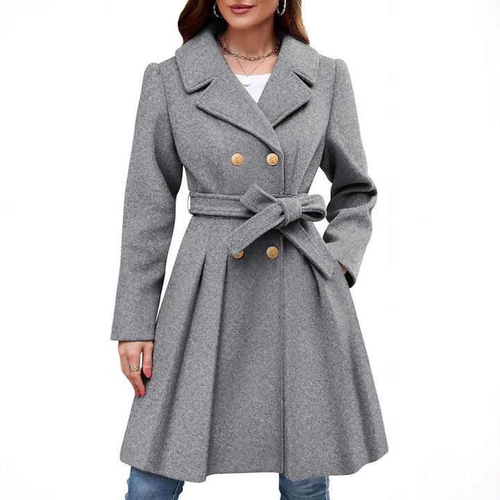 Hochwertiger Damen-Doppelreiher als stylische Outerwear, bequem und modisch.