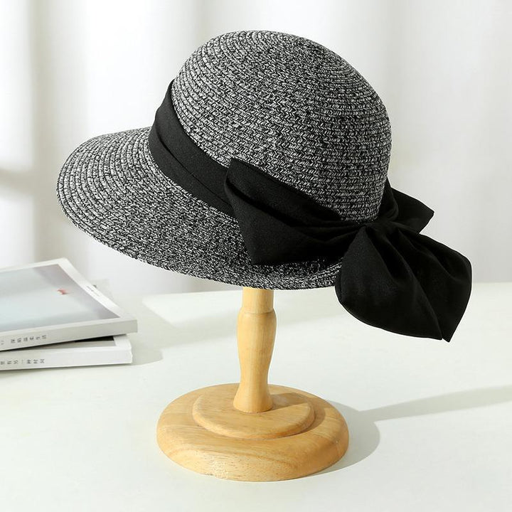 Eleganter Damen Sommerhut "Monica" in Hellblau, atmungsaktiv, mit dekorativer Schleife, vielseitig für Strand & Urlaub.