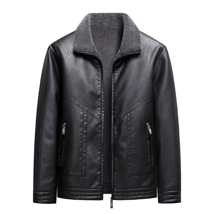 Vielseitige Herren Übergangsjacke, elegant & stilvoll, mit Stehkragen & Reißverschlusstaschen.
