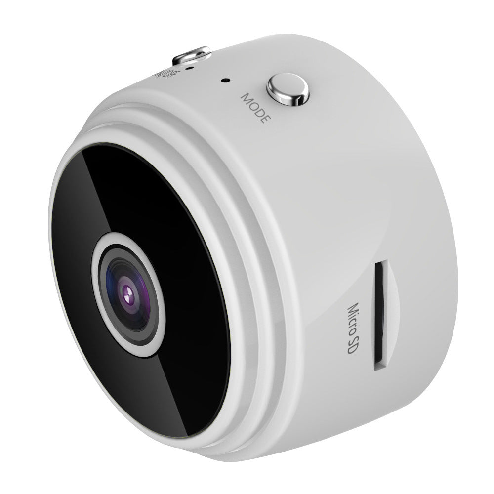 Kompakte WiFi 1080p IP Kamera, ideal für Hausüberwachung mit Bewegungsmelder und Magnetfuß.
