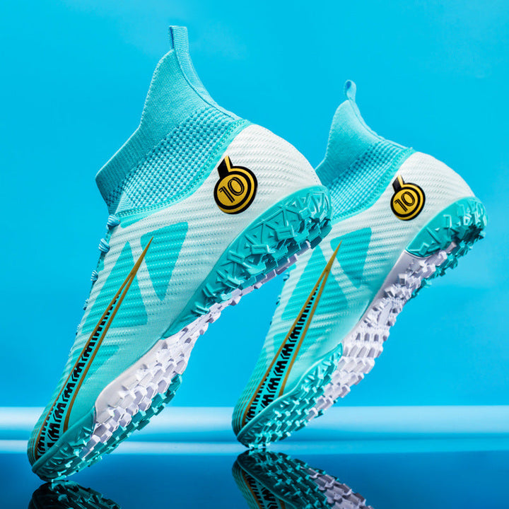 Unisex Fußballschuhe knöchelhoch, perfekt für Herren. Ganzjahres-Sportschuhe für Rasen, Kunstrasen und Outdoor.