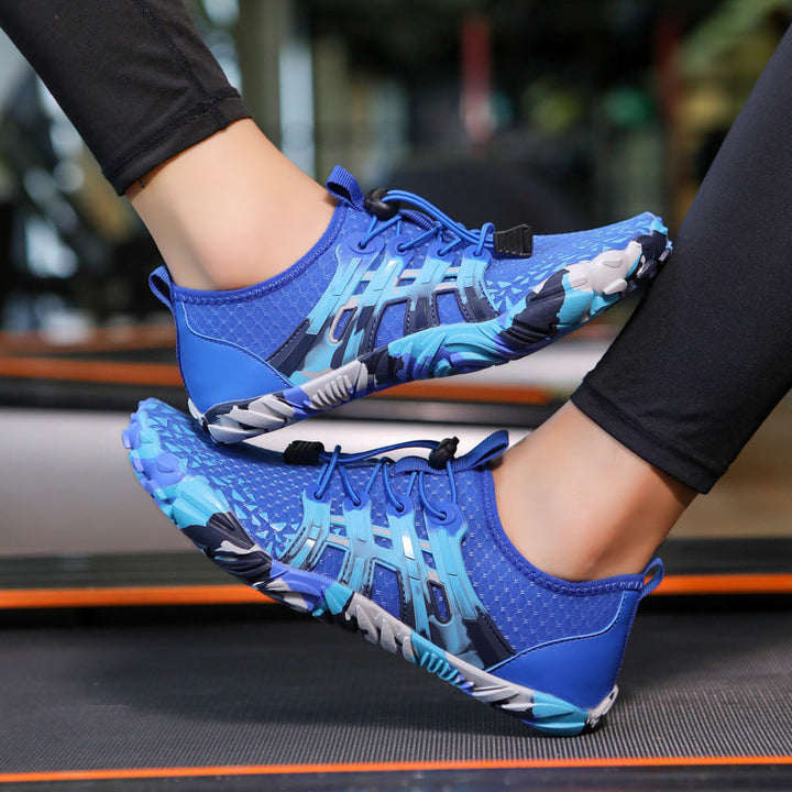 Robuste, leichte Barfußschuhe für Outdoor-Abenteuer, unterstützen den natürlichen Laufstil bei Damen und Herren.